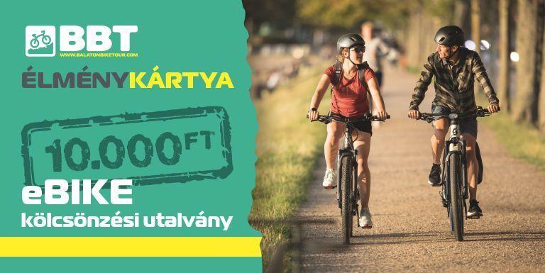 Bicycle rental worth HUF 10,000